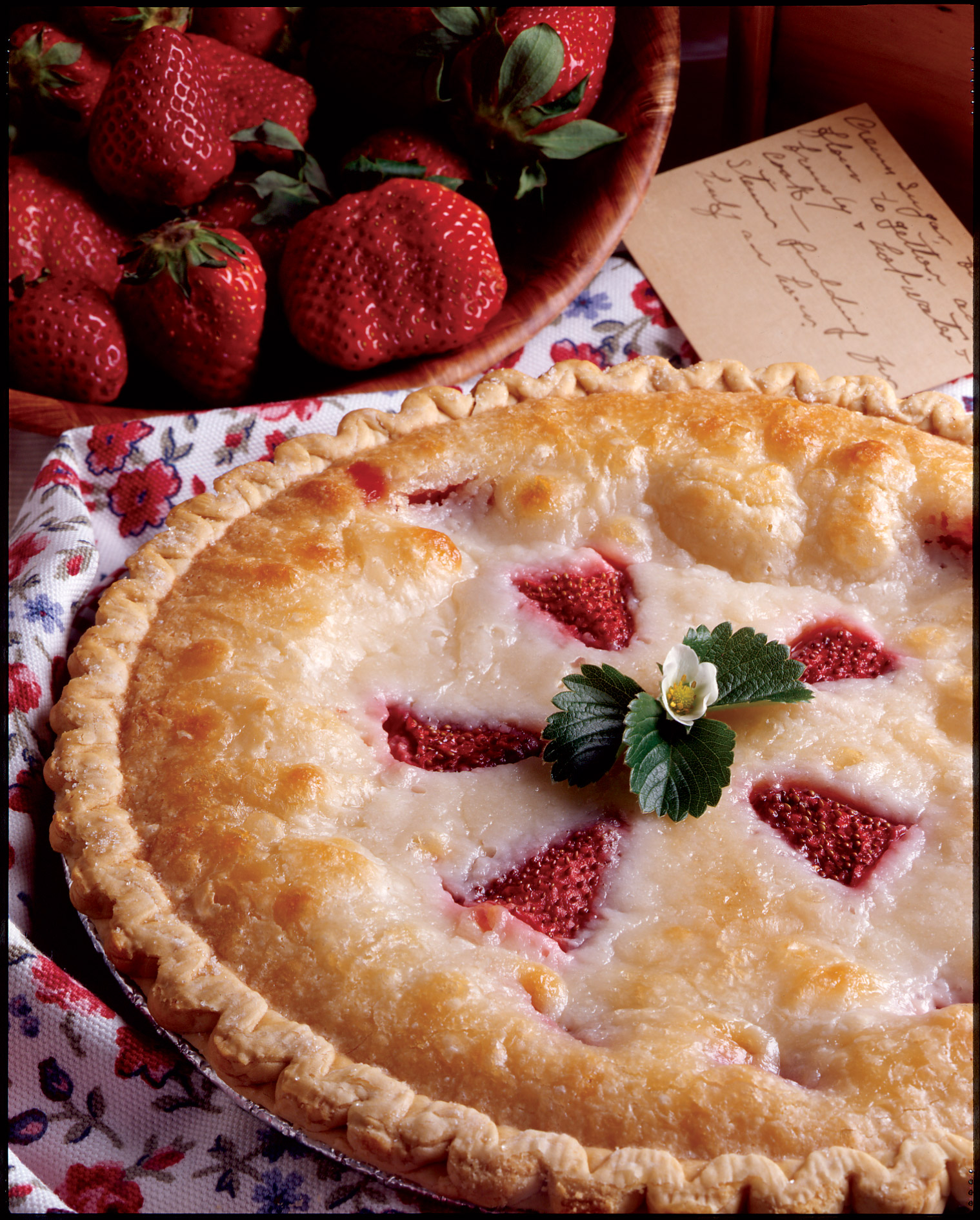 Strawberry Sour Cream Pie Recipe Easy Kitchen