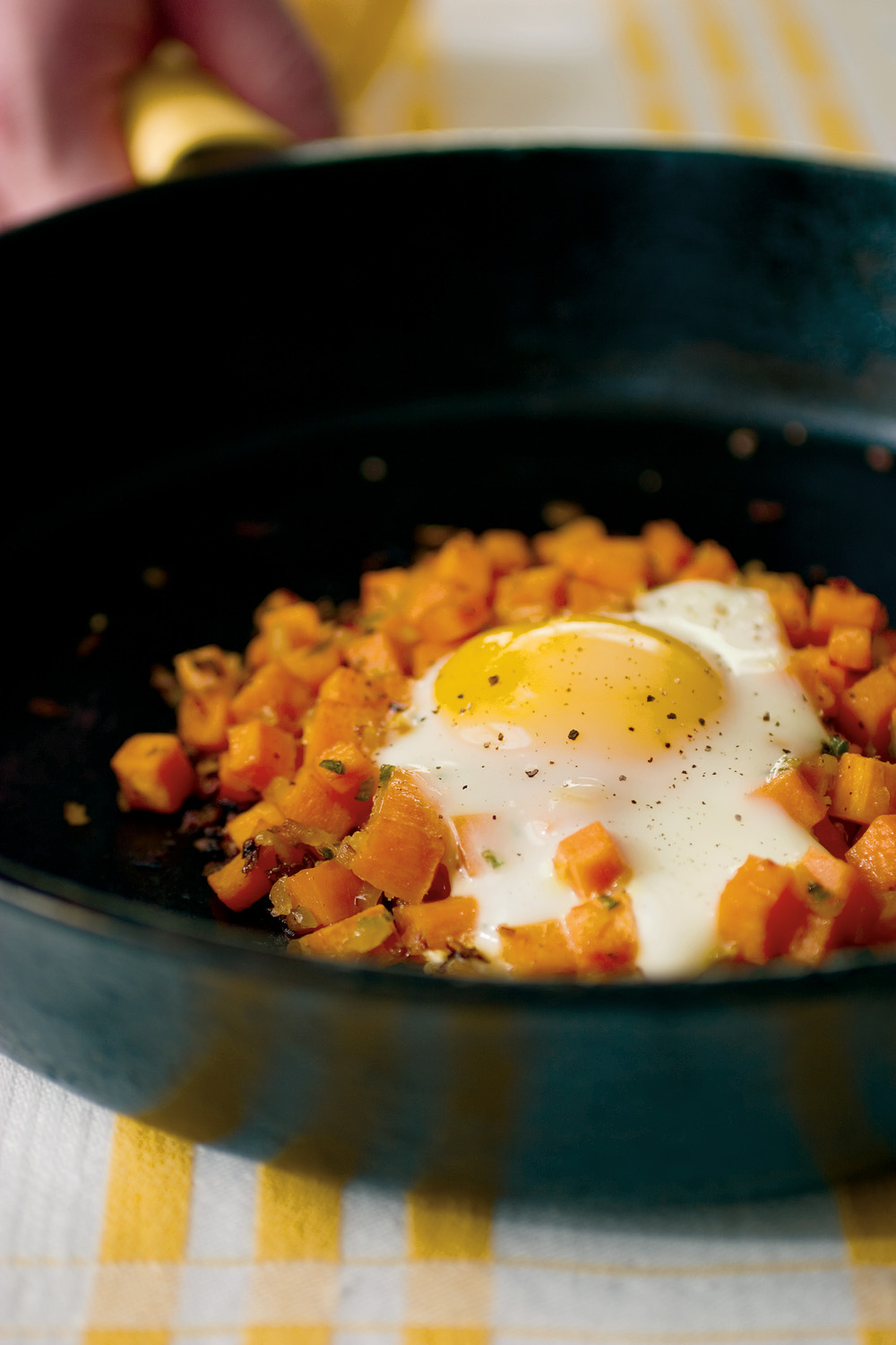 Sweet Potato Hash with Baked Eggs Recipe Easy Kitchen