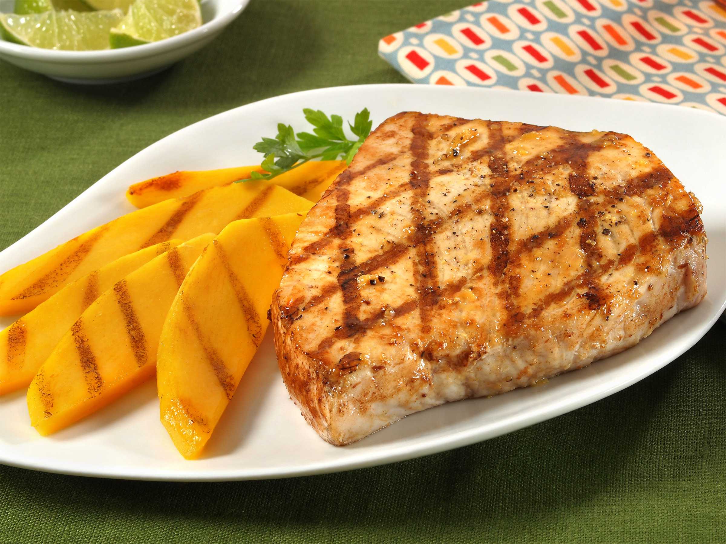 MangoLime Grilled Swordfish Recipe Easy Kitchen