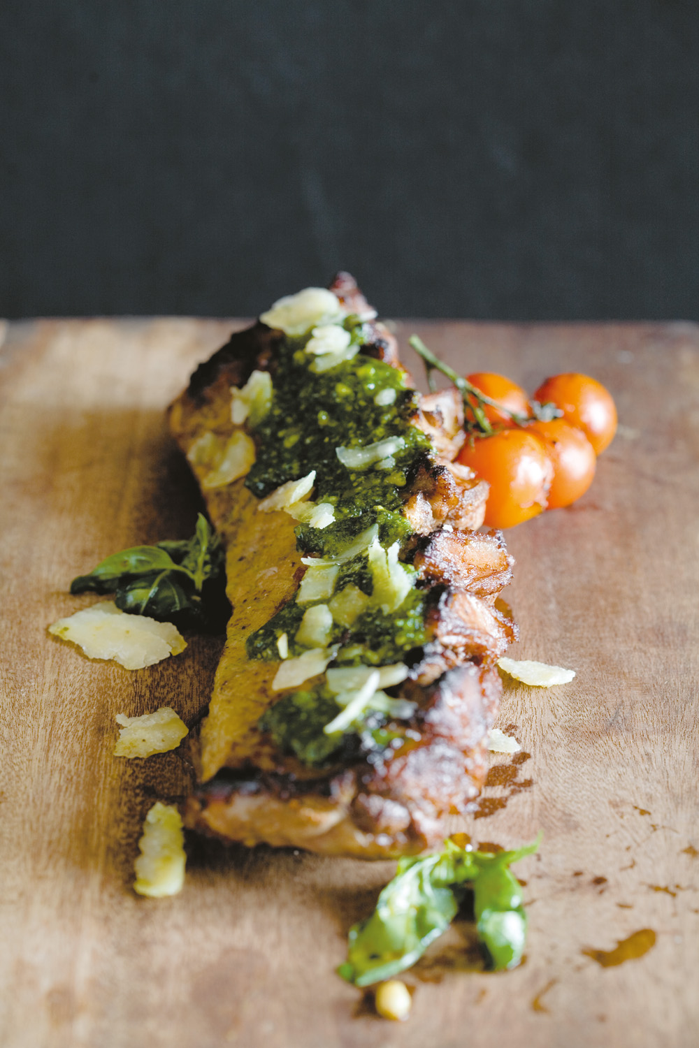 Roast Lamb Loin with Pesto Recipe - Easy Kitchen
