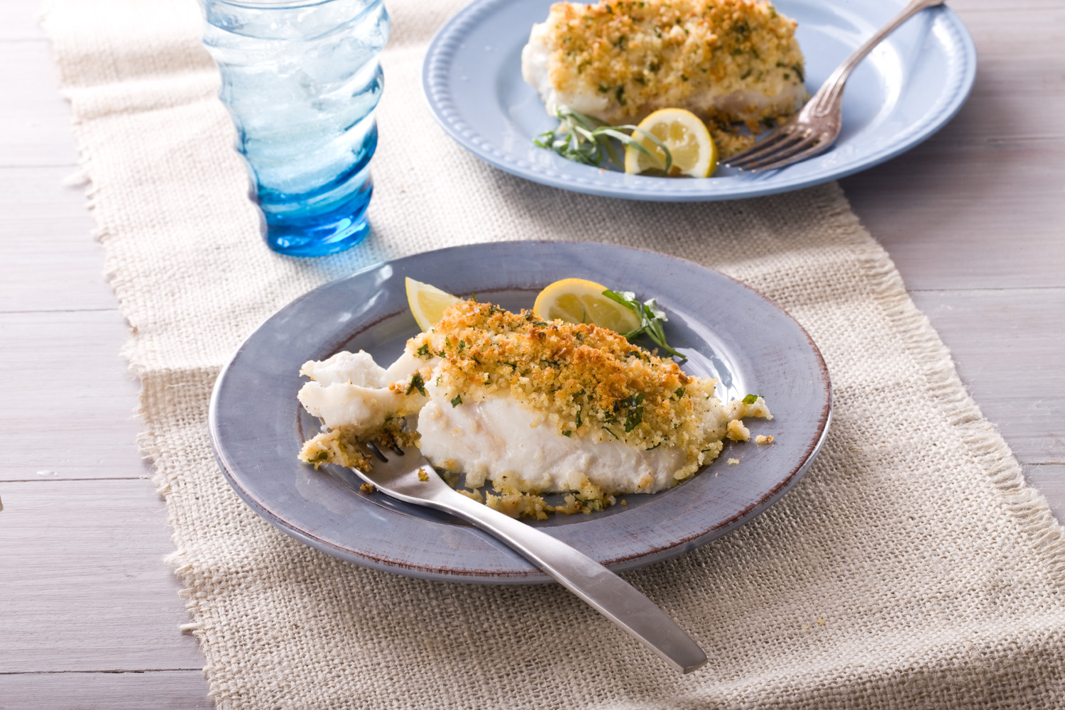 Halibut with TarragonLemon Breadcrumbs Recipe Easy Kitchen