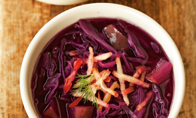 william-sonoma-soup-cookbook-red-cabbage-apple-soup-diet-food-nutrition-health-food-spry