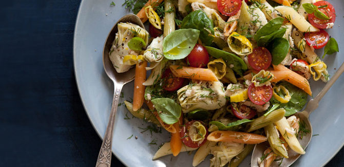 tri-colour-pasta-salad-eat-clean-diet-vegetarian-health-recipe-diet-food-spry