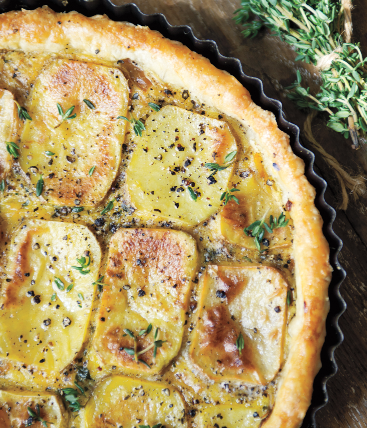 Leek and Potato Tart Recipe - Easy Kitchen