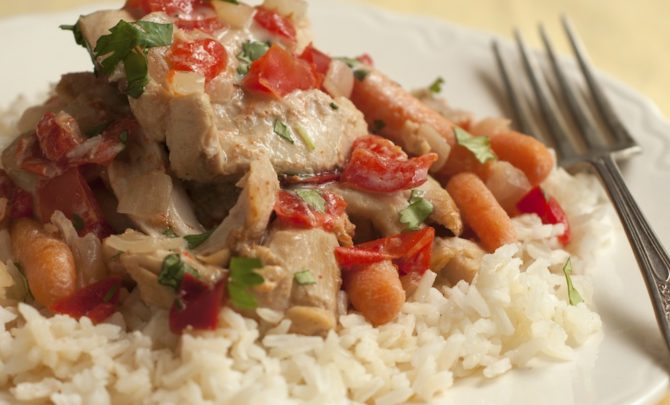 Coconut Curry Chicken for the Slow Cooker