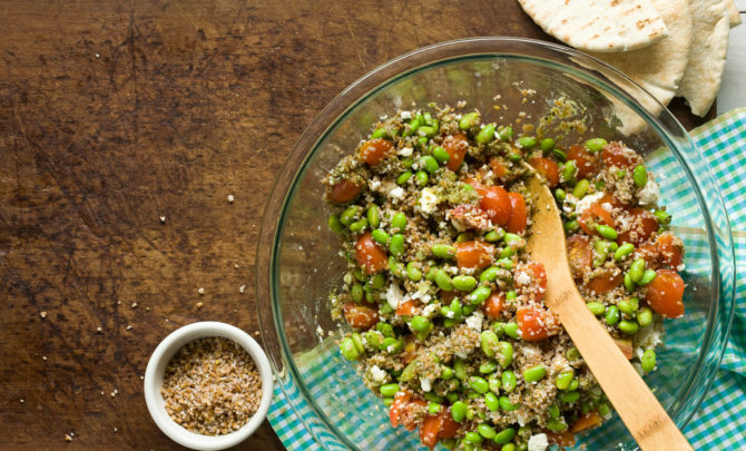 Tabbouleh with Edamame