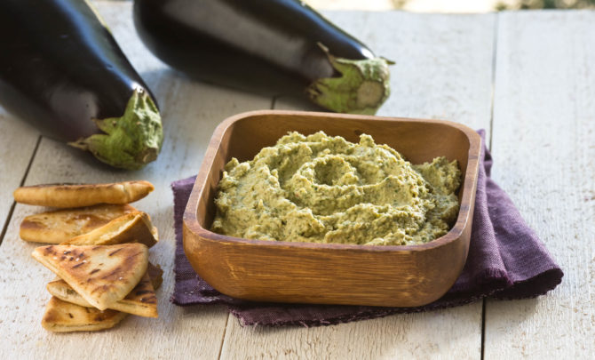 Eggplant and Chickpea Dip