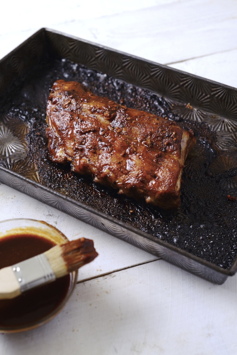 Oven Baby Back Barbecue Ribs Recipe Easy Kitchen