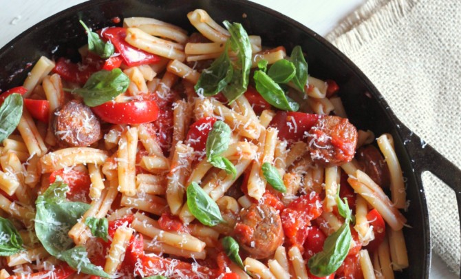 Sausage and Pepper Pasta